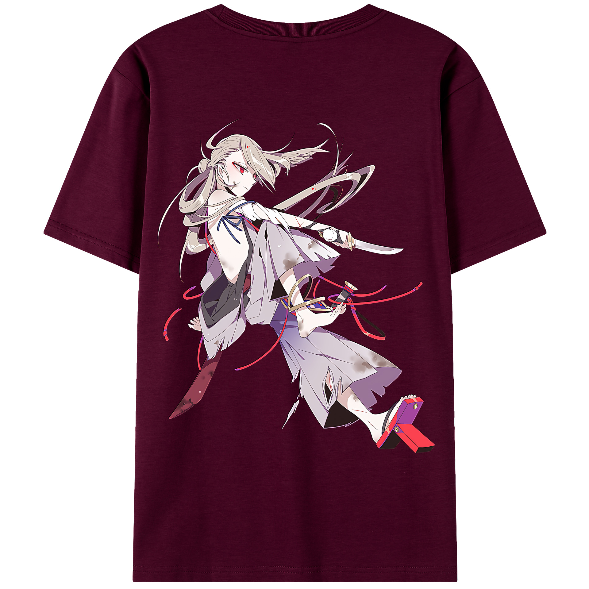 （画像用） 刀剣乱舞 Touken Ranbu レディース半袖Tシャツ(バックプリント)